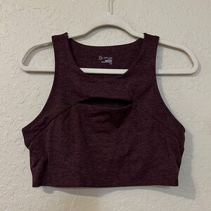 Offline by aerie Dark Purple Athletic Crop Top 5